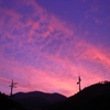 驚きの夕焼け