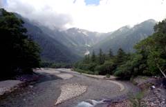 上高地・河童橋から
