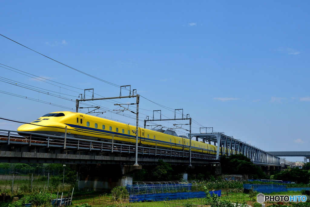 Dr.Yellow 相模川を渡る