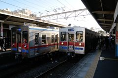 柴又駅の風景