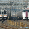 東海道線211系と湘南ライナー215系