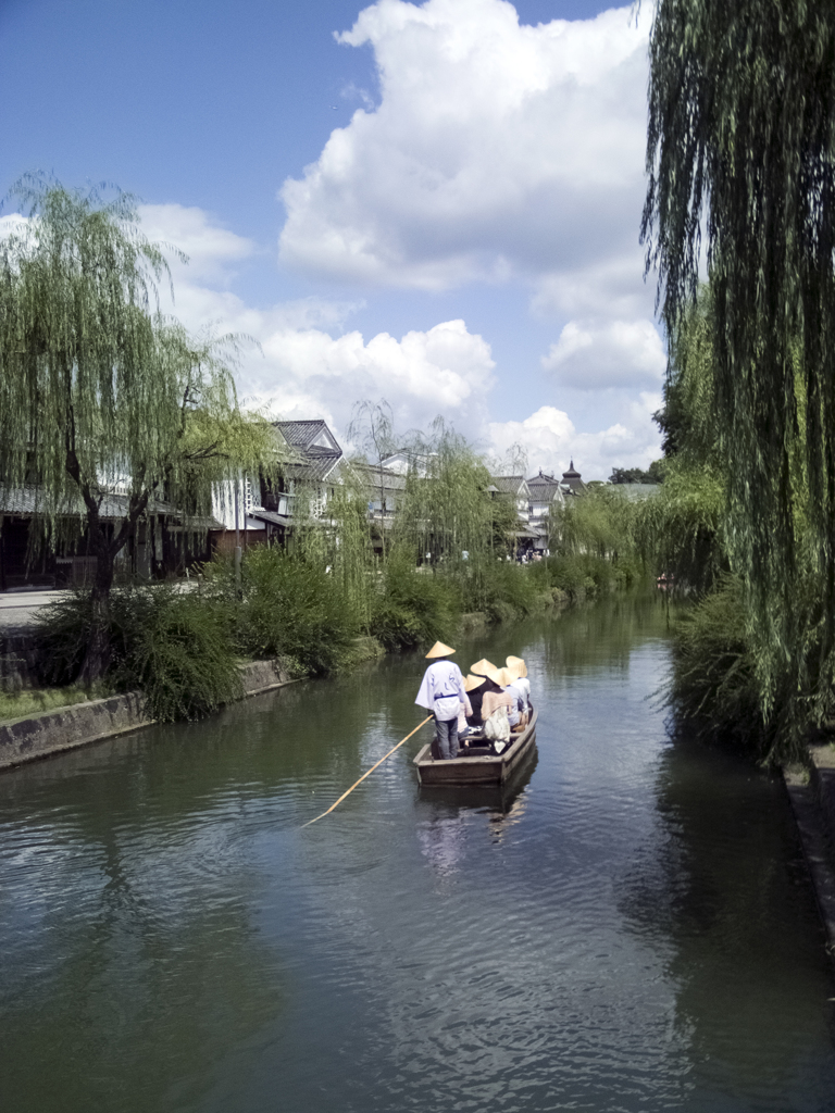 夏の天領船