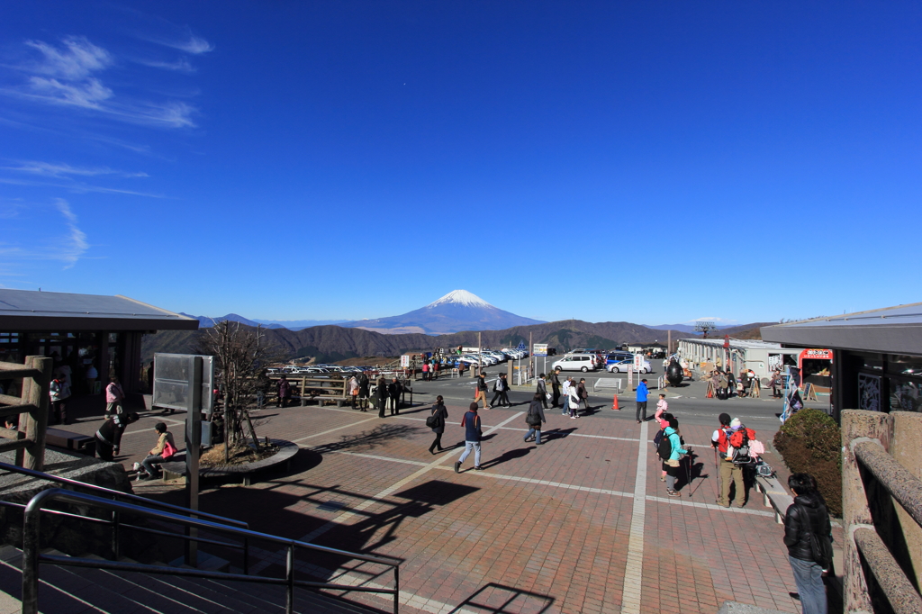 大涌谷からの富士山