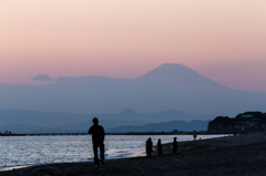 稲村ヶ崎夕景