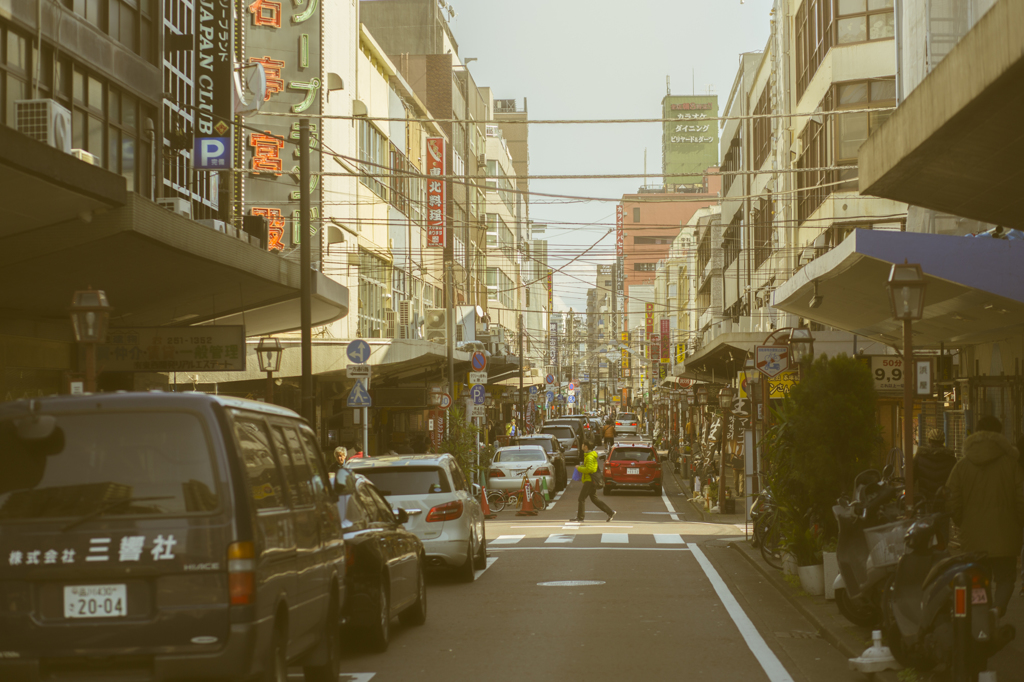 横浜にて
