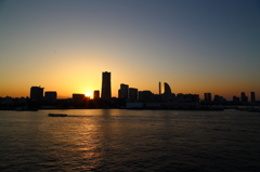 横浜の夕景