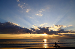 江ノ島の夕景