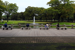 雨上がりの公園
