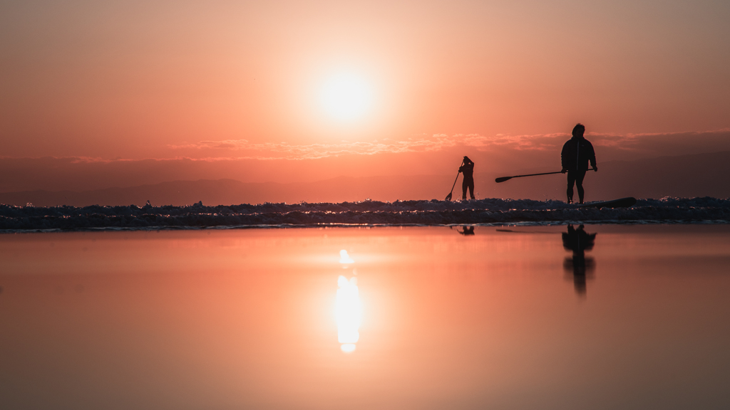 夕暮れ