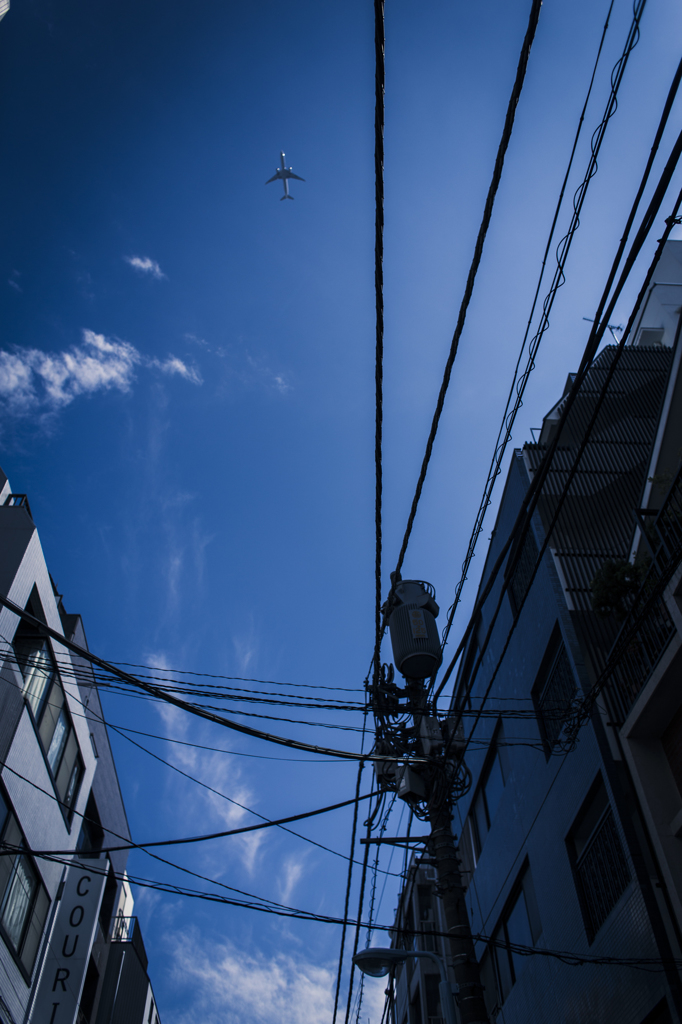 下町の空