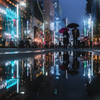 夜・雨・銀座