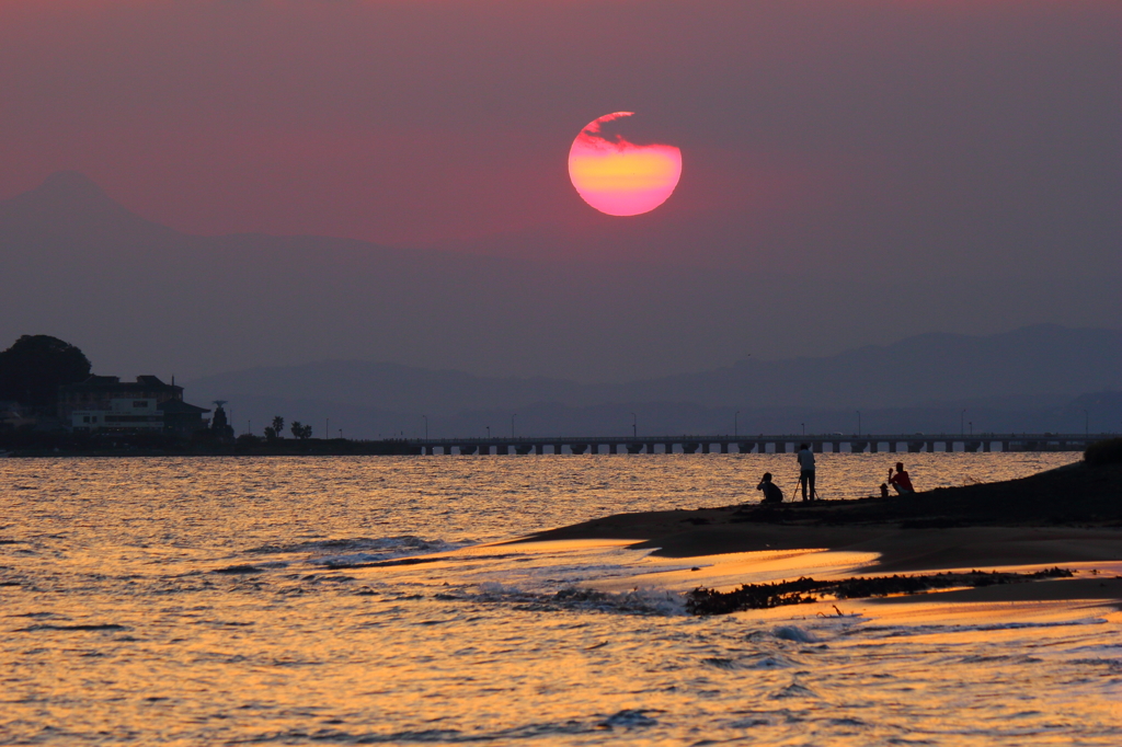 湘南の夕景