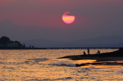 湘南の夕景