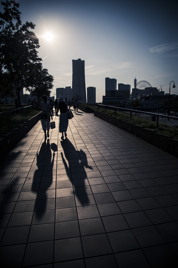 横浜にて