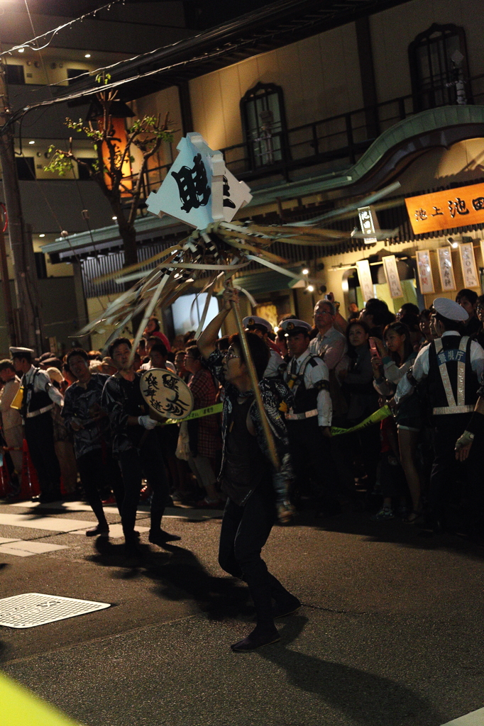 池上本門寺お会式　火消し連写