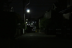ためし撮りシリーズ＿夜の街角