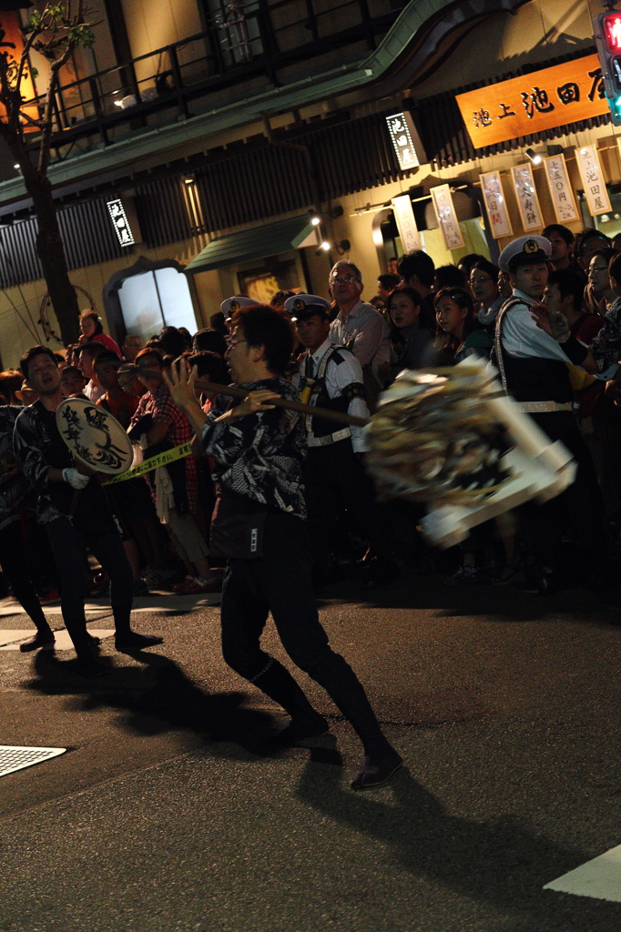 池上本門寺お会式　火消し連写