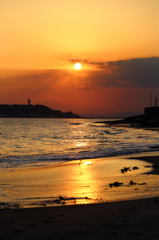 湘南の夕景