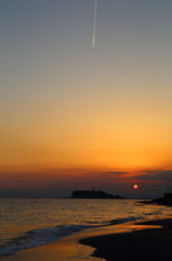 湘南の夕景