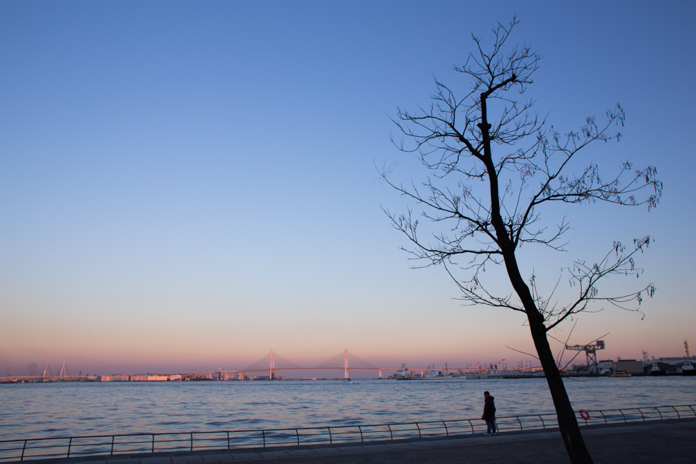 横浜にて