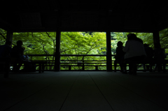 貴船神社にて