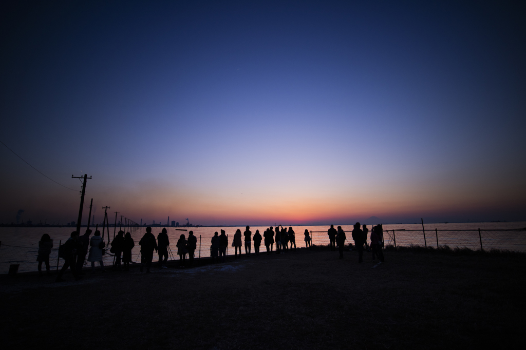 夕暮れ