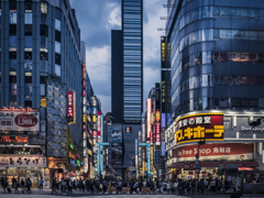 新宿にて