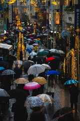 雨の元町