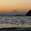 逗子海岸の夕景