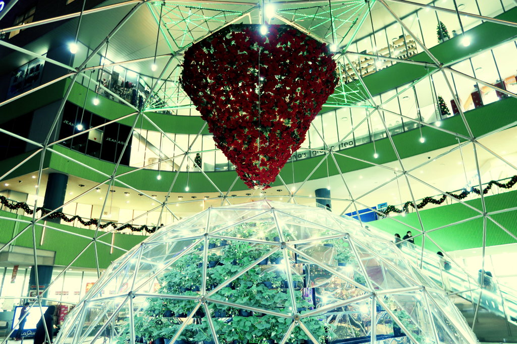 東京ドームのイルミネーション15 いちごっぽいオブジェクト By 川越きゅうり Id 写真共有サイト Photohito
