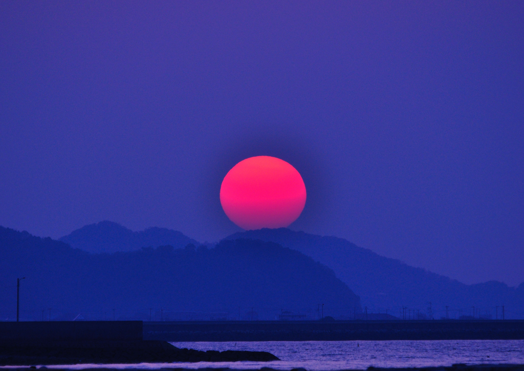 瀬戸内の夕3