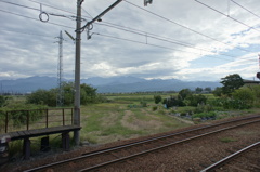 富山地方鉄道の寺田駅から