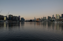 Docklandsの日没