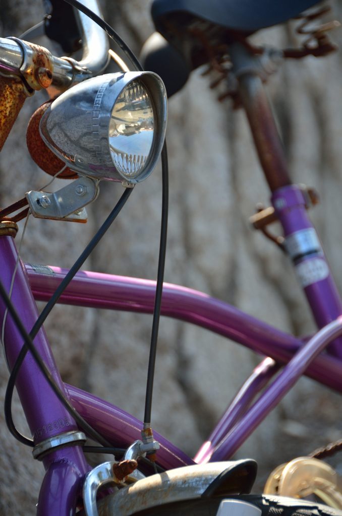 purple bike