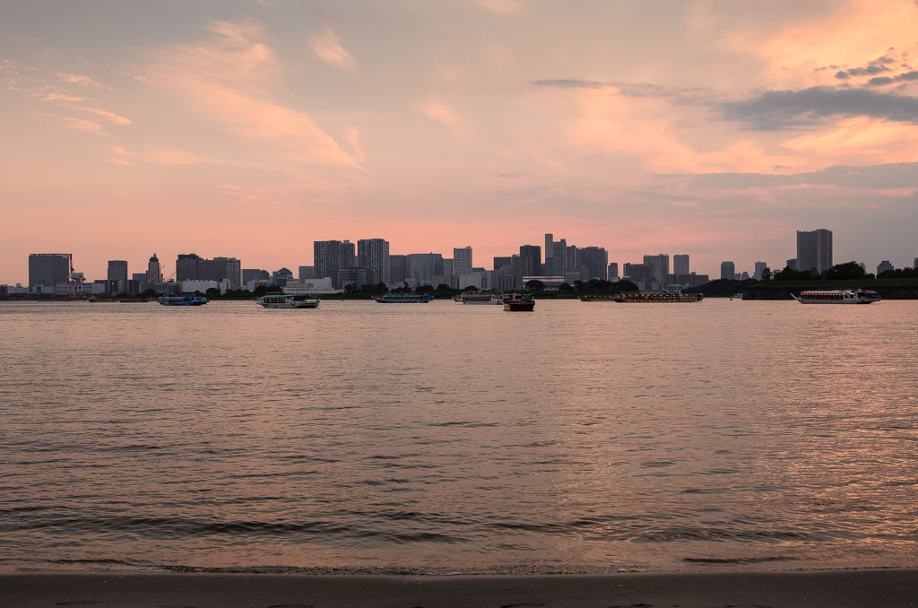 お台場 夕景