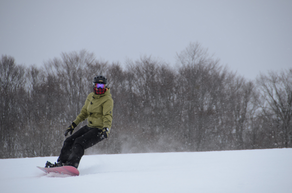 a snowboarder
