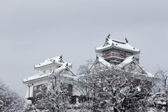 冬の大野城