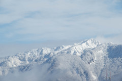 初雪山