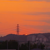 沈み行く夕日