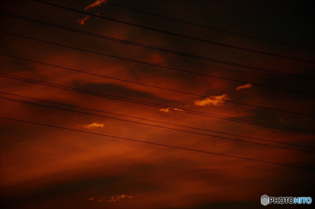 三か月前の夕景