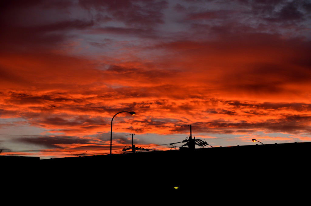 久々の夕景