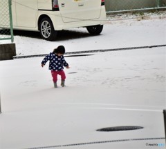 雪遊び