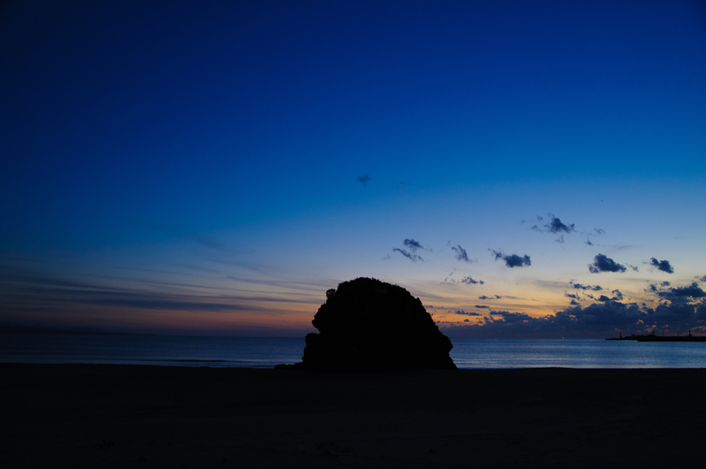 稲佐の浜、マジックアワー。