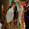 伊勢大神楽講社、加藤菊太夫組。扇の舞。