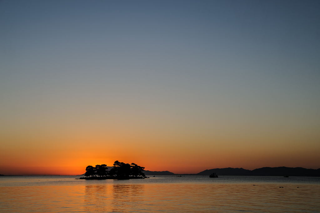 宍道湖夕景4。