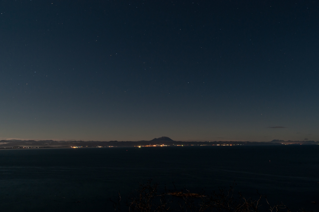 月光夜景～三瓶山を望む～