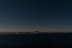 月光夜景～三瓶山を望む～