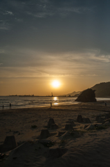 2013年５月３０日稲佐の浜にて