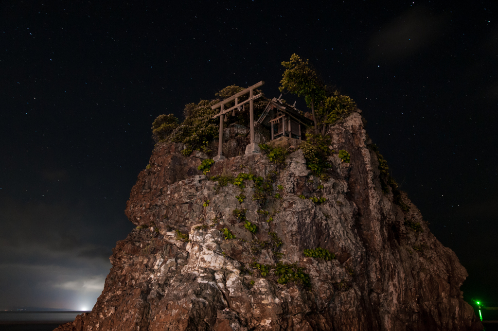弁天島、星景。