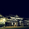 旧大社駅（ライトアップ）。
